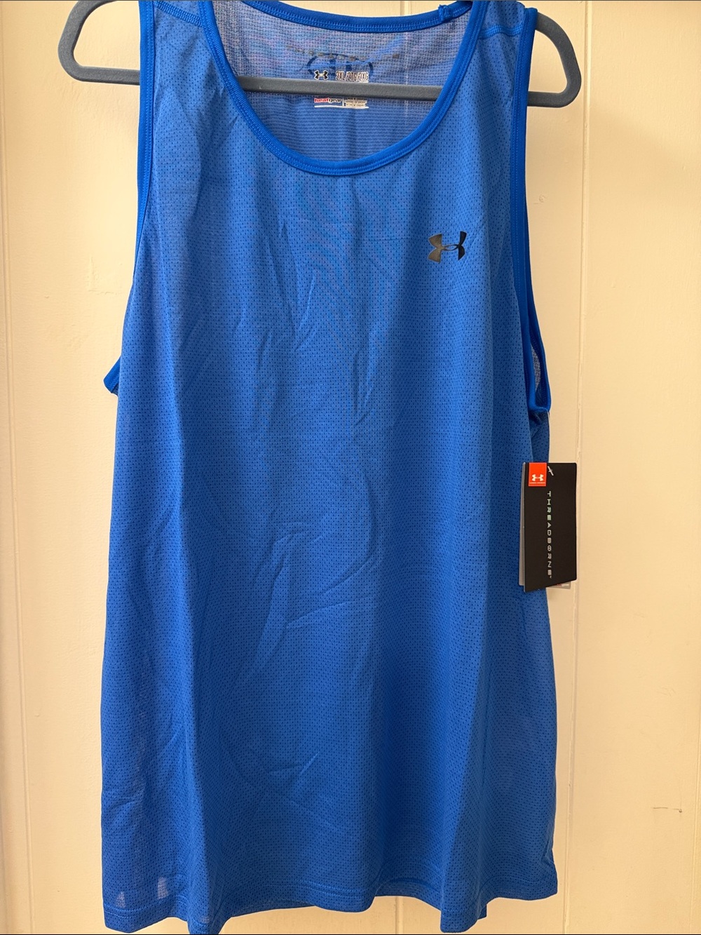 Under Armour Men’s Royal Blue Mesh Performance Tank